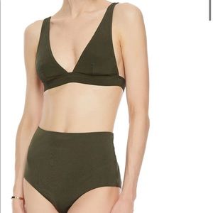 Zimmermann Separates Sculpt Ribbed Bikini